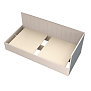 Ника / кровать одинарная (с настилом) велюр parma 6 бежевый
